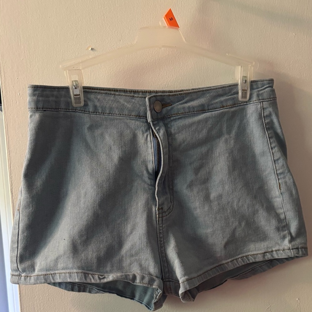 Light Blue Denim Women's Shorts